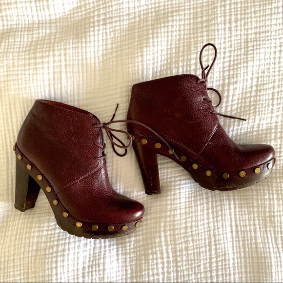 Marc by Marc Jacobs- Rivet Platform Bootie Prune - Picture 1 of 11